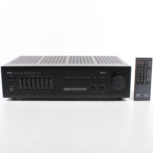 Yamaha AV-80 Y Natural Sound Integrated Stereo Amplifier with Remote (1991)-Audio Amplifiers-SpenCertified-vintage-refurbished-electronics