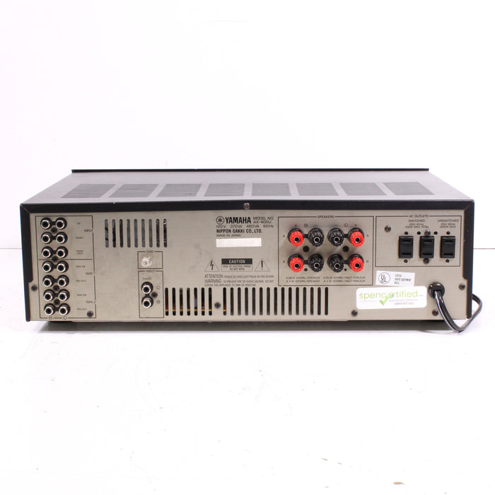 Yamaha AX-400 Natural Sound Stereo Integrated Amplifier (1986-89)-Audio Amplifiers-SpenCertified-vintage-refurbished-electronics