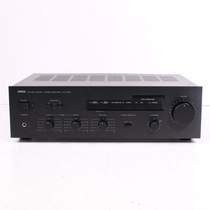 Yamaha AX-400 Natural Sound Stereo Integrated Amplifier (1986-89)-Audio Amplifiers-SpenCertified-vintage-refurbished-electronics