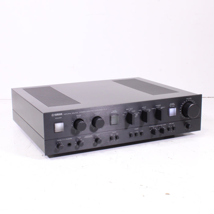 Yamaha C-4 Natural Sound Stereo Control Amplifier Dual Phono MC/MM (1979-81)-Audio Amplifiers-SpenCertified-vintage-refurbished-electronics