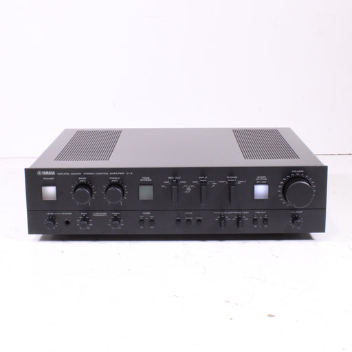 Yamaha C-4 Natural Sound Stereo Control Amplifier Dual Phono MC/MM (1979-81)-Audio Amplifiers-SpenCertified-vintage-refurbished-electronics