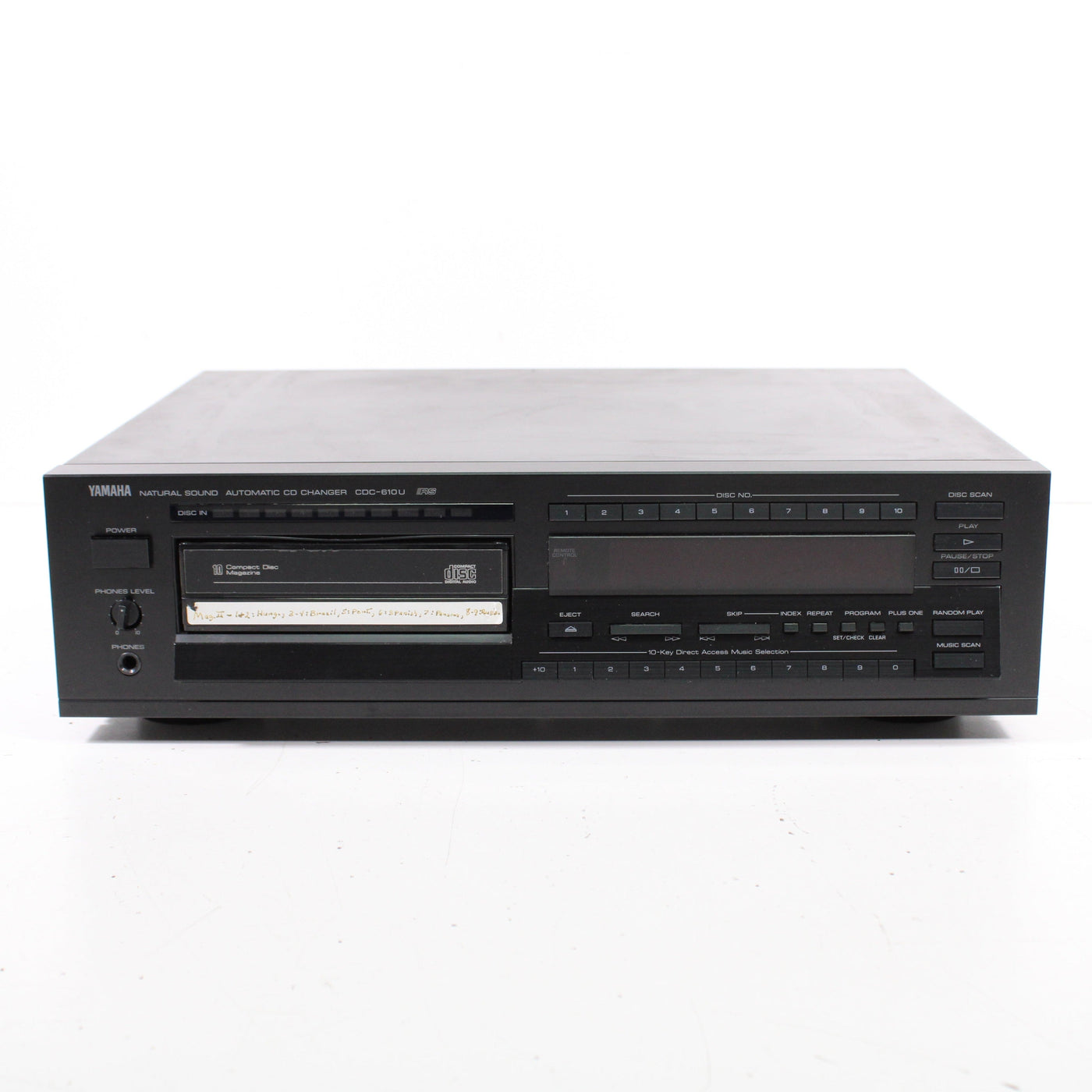 Yamaha CDC-610U Automatic CD Changer Magazine Cartridge CD Player (198 ...