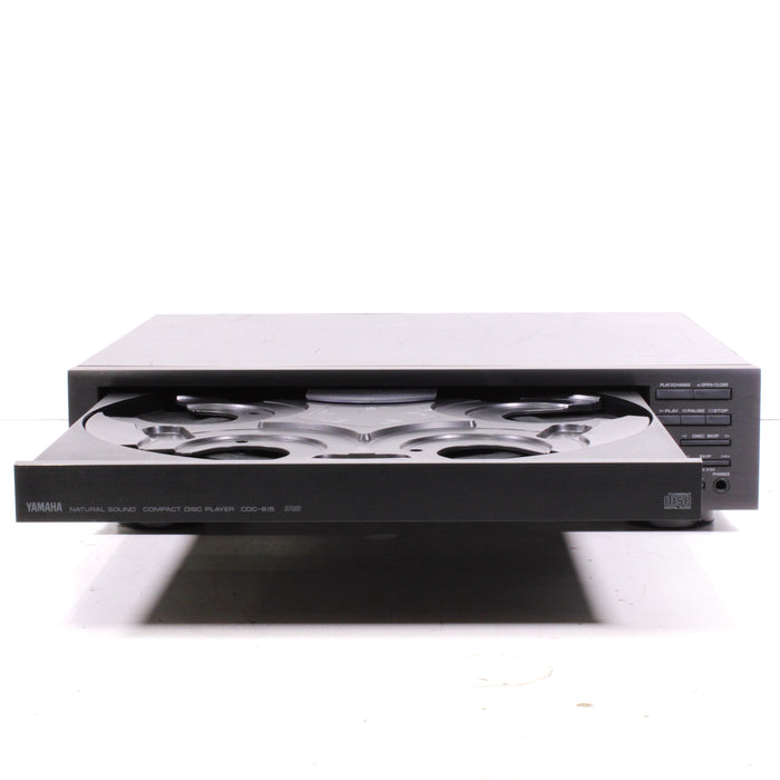 Yamaha CDC-615 Natural Sound 5-Disc CD Changer Anti-Vibration Transport (1990-91)-CD Players & Recorders-SpenCertified-vintage-refurbished-electronics