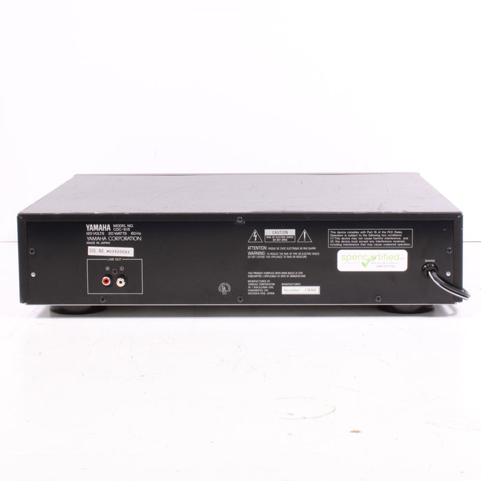 Yamaha CDC-615 Natural Sound 5-Disc CD Changer Anti-Vibration Transport (1990-91)-CD Players & Recorders-SpenCertified-vintage-refurbished-electronics