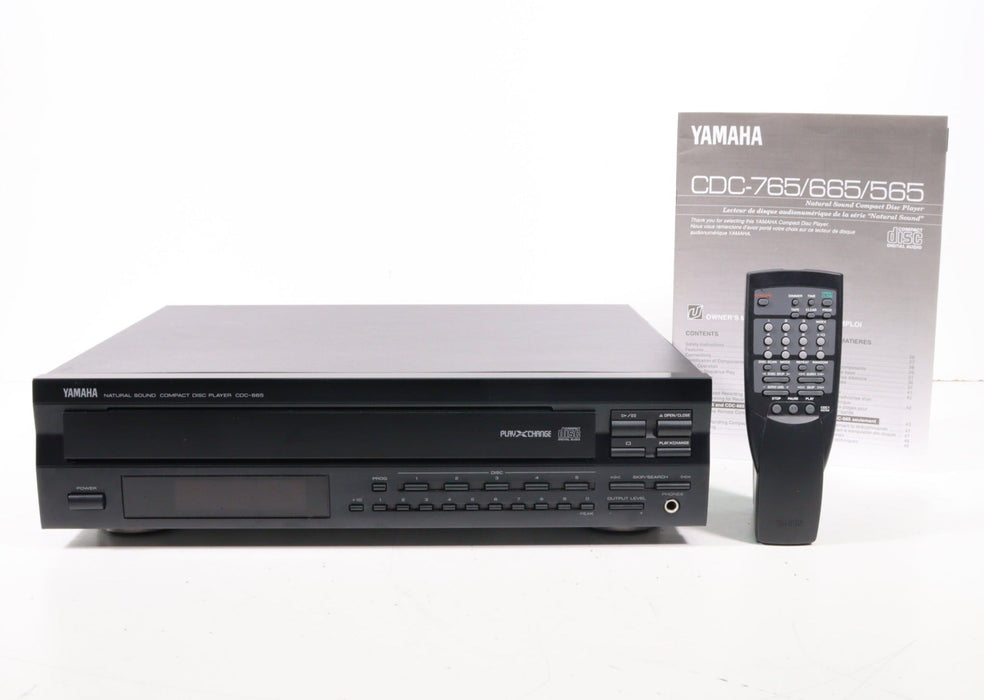 Yamaha CDC-665 5-Disc Natural Sound CD Compact Disc Player-CD Players & Recorders-SpenCertified-vintage-refurbished-electronics