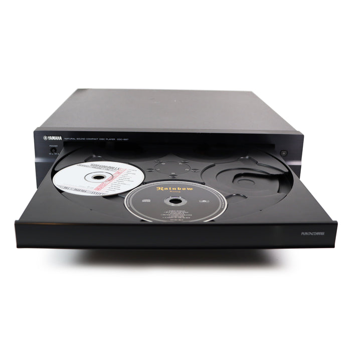 Yamaha CDC-697 5-Disc Carousel Natural Sound CD Player-Electronics-SpenCertified-refurbished-vintage-electonics