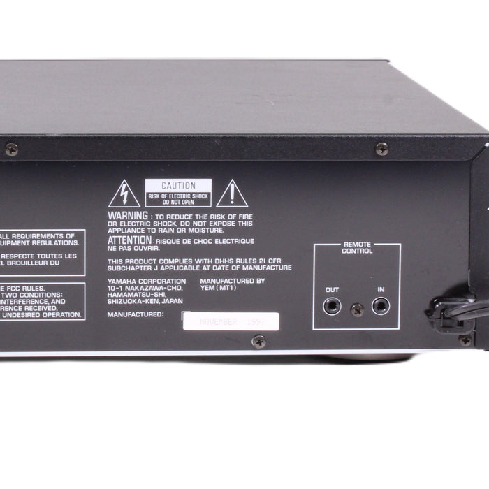 Yamaha CDC-765 5-Disc CD Changer Carousel Player (1997)-CD Players & Recorders-SpenCertified-vintage-refurbished-electronics