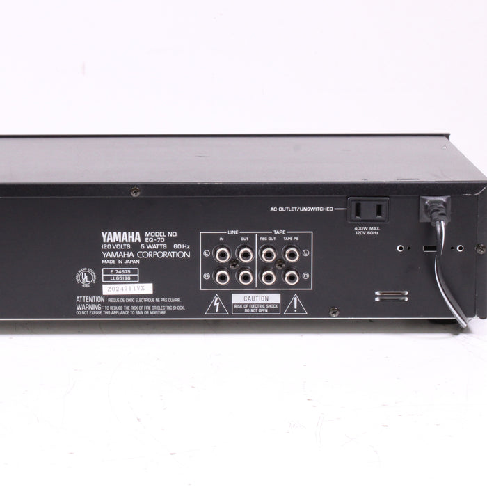 Yamaha EQ-70 10 Band Stereo Graphic Equalizer Audio Processor-Equalizers-SpenCertified-vintage-refurbished-electronics
