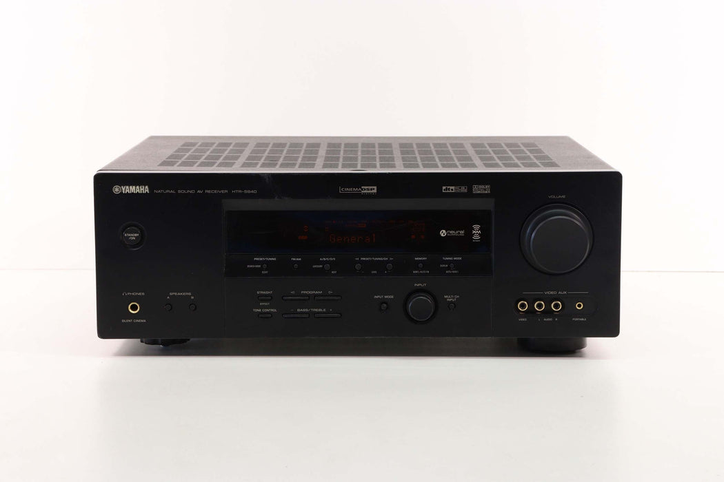 Yamaha HTR-5940 AV Receiver (NO REMOTE) (Front Dial loose)-Audio & Video Receivers-SpenCertified-vintage-refurbished-electronics