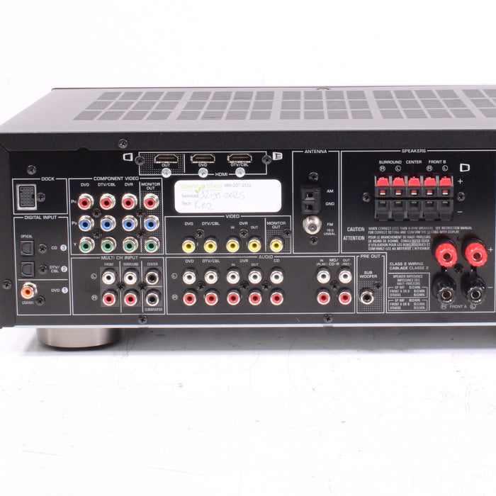 Yamaha HTR-6230 Audio Video Receiver 7.1 Channel HDMI Dolby Digital DTS Black (2008)-Audio & Video Receivers-SpenCertified-vintage-refurbished-electronics