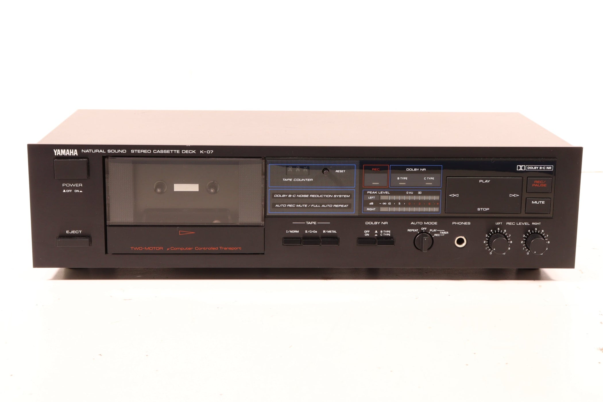 Yamaha K-07 Natural Sound Cassette Deck — SpenCertified