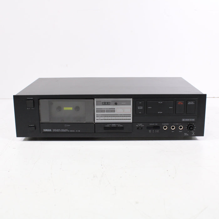 Yamaha K-16 Natural Sound Stereo Cassette Deck (1984)-Cassette Players & Recorders-SpenCertified-vintage-refurbished-electronics