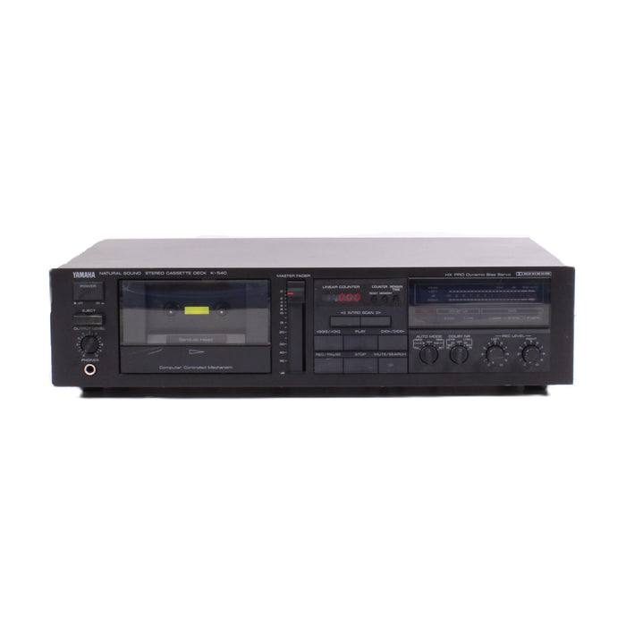 Yamaha K-540 Stereo Cassette Deck Dolby B/C HX Pro Auto Tape Selector-Cassette Players & Recorders-SpenCertified-vintage-refurbished-electronics