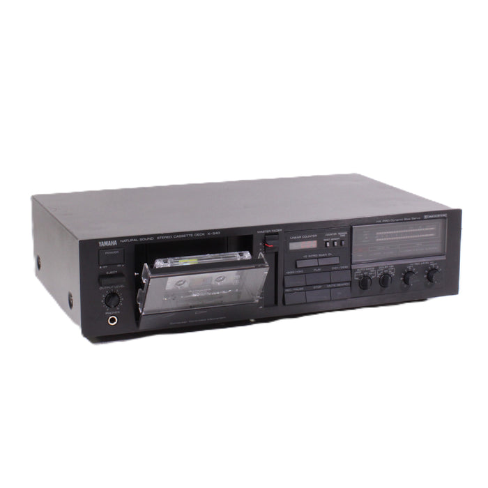 Yamaha K-540 Stereo Cassette Deck Dolby B/C HX Pro Auto Tape Selector-Cassette Players & Recorders-SpenCertified-vintage-refurbished-electronics