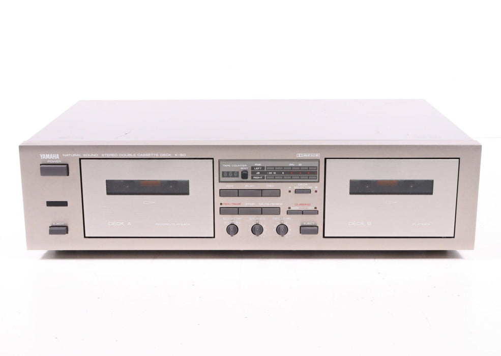 Yamaha K-60 Dual Cassette Deck Player and Recorder-Cassette Players & Recorders-SpenCertified-vintage-refurbished-electronics