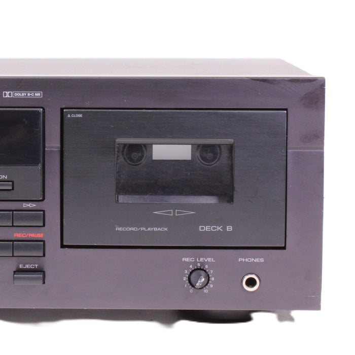 Yamaha K-902 Natural Sound Dual Cassette Deck Auto-Reverse Dolby B/C HX Pro-Cassette Players & Recorders-SpenCertified-vintage-refurbished-electronics