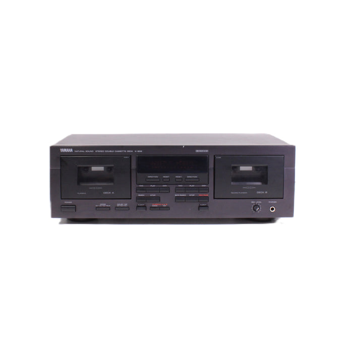 Yamaha K-902 Natural Sound Dual Cassette Deck Auto-Reverse Dolby B/C HX Pro-Cassette Players & Recorders-SpenCertified-vintage-refurbished-electronics