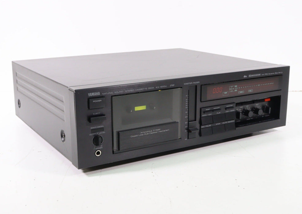 Yamaha KX-1200U Natural Sound Stereo Cassette Deck (AS IS)-Cassette Players & Recorders-SpenCertified-vintage-refurbished-electronics