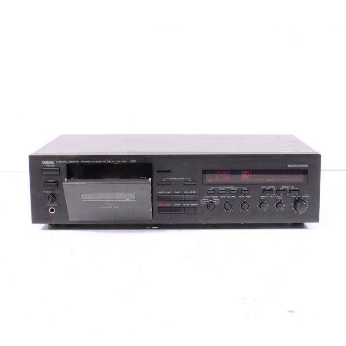Yamaha KX-530 Natural Sound Stereo Cassette Deck (1990-92)-Cassette Players & Recorders-SpenCertified-vintage-refurbished-electronics