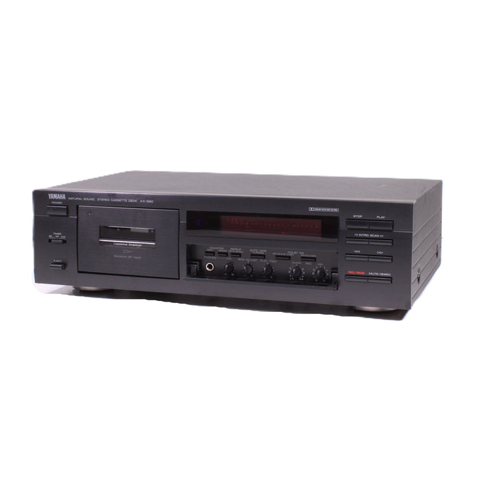 Yamaha KX-580 Stereo Tape Cassette Deck Recorder Dolby B/C HX Pro-Cassette Players & Recorders-SpenCertified-vintage-refurbished-electronics