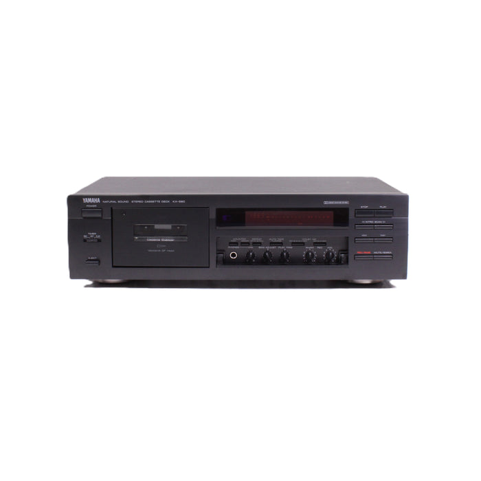 Yamaha KX-580 Stereo Tape Cassette Deck Recorder Dolby B/C HX Pro-Cassette Players & Recorders-SpenCertified-vintage-refurbished-electronics