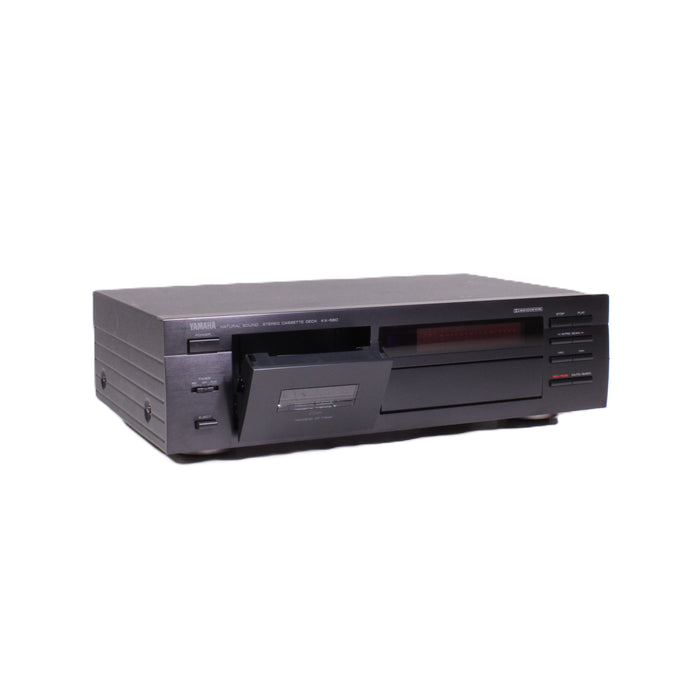 Yamaha KX-580 Stereo Tape Cassette Deck Recorder Dolby B/C HX Pro-Cassette Players & Recorders-SpenCertified-vintage-refurbished-electronics
