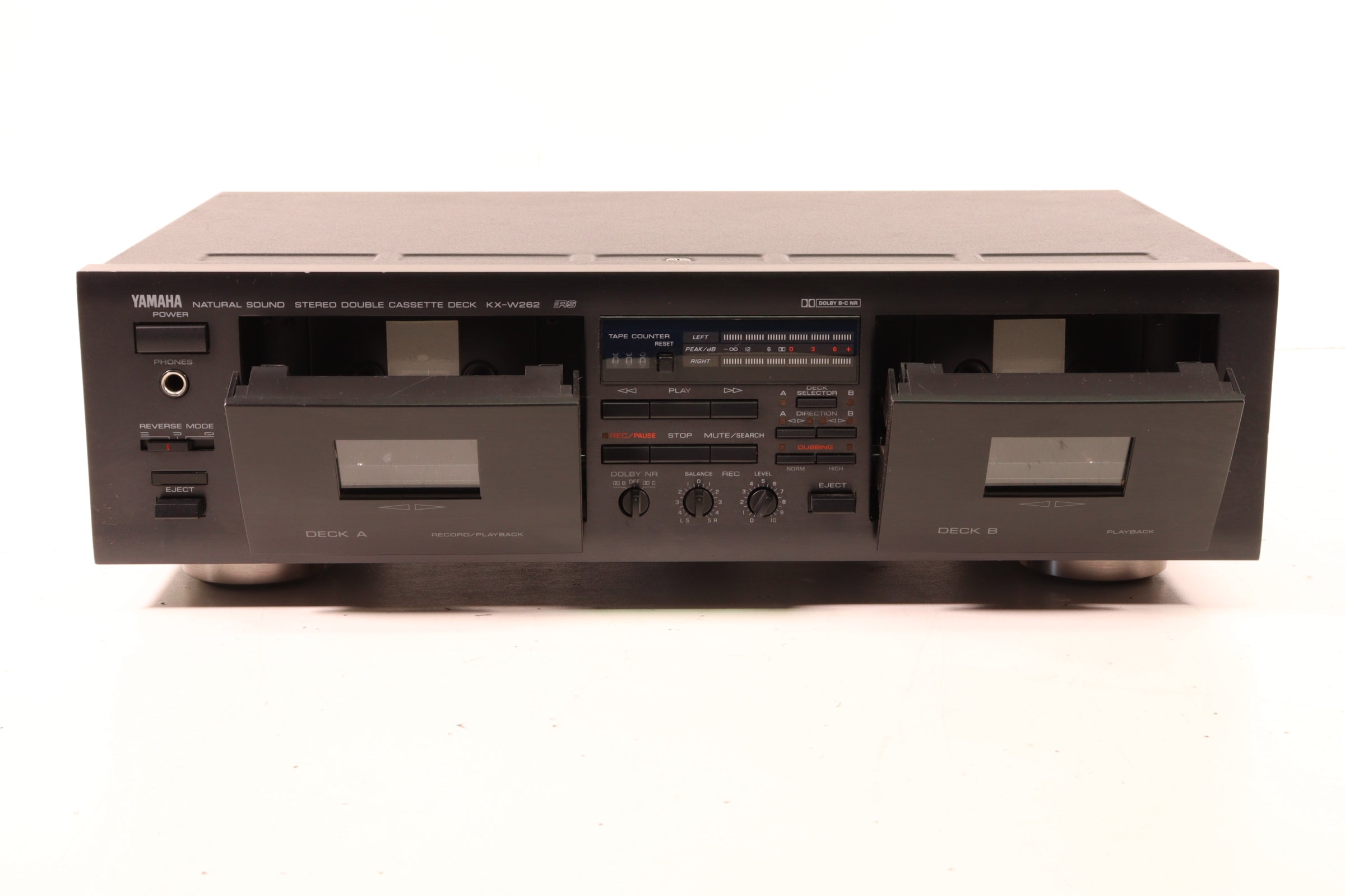 Yamaha KX-W262 Dual Deck Cassette Player Recorder