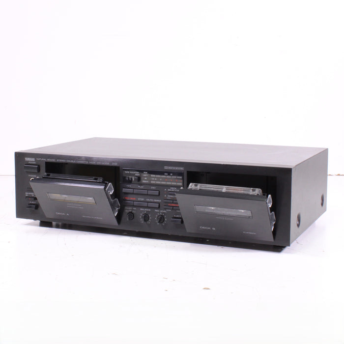 Yamaha KX-W332 Dual Cassette Deck Auto-Reverse Dolby B/C High-Speed Dubbing-Cassette Players & Recorders-SpenCertified-vintage-refurbished-electronics