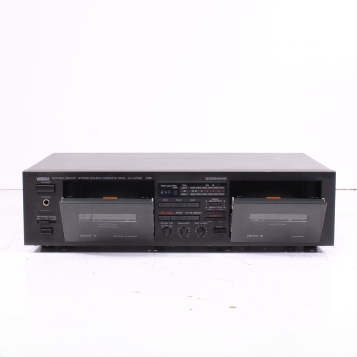 Yamaha KX-W332 Dual Cassette Deck Auto-Reverse Dolby B/C High-Speed Dubbing-Cassette Players & Recorders-SpenCertified-vintage-refurbished-electronics