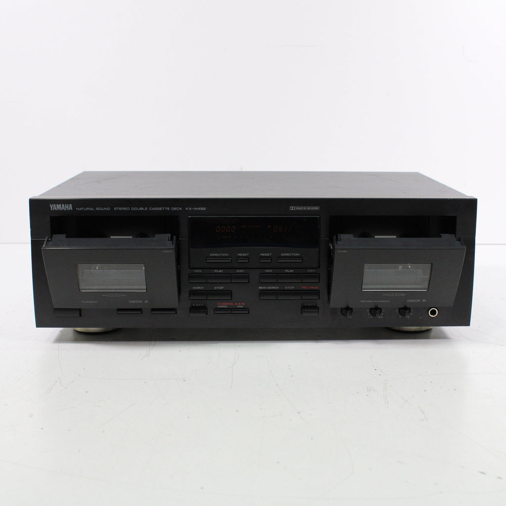 Yamaha KXW492 Natural Sound Stereo Double Cassette Deck Auto Reverse