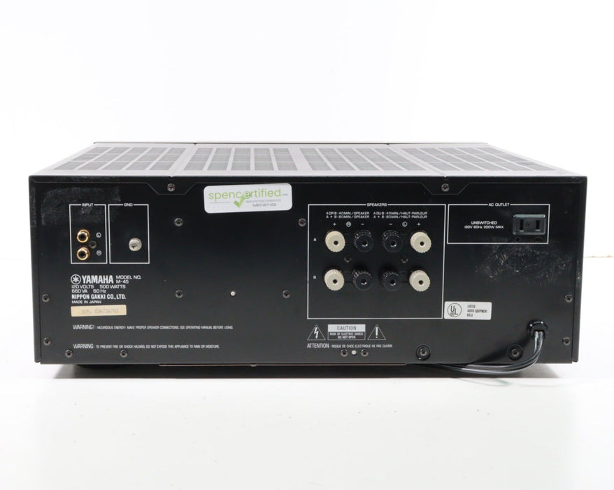 Yamaha M-45 Natural Sound Stereo Power Amplifier-Power Amplifiers-SpenCertified-vintage-refurbished-electronics