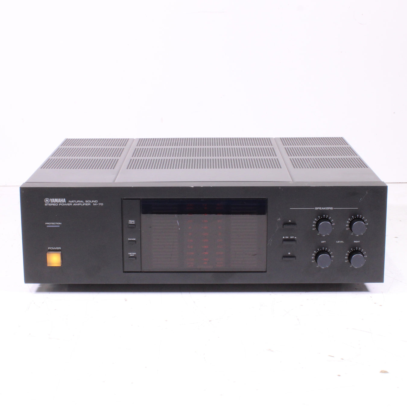 Yamaha M-70 Natural Sound Stereo Power Amplifier 200WPC Vintage Hi-Fi (1982)-Power Amplifiers-SpenCertified-vintage-refurbished-electronics