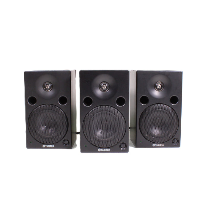 Yamaha MSP5A Bi-Amplified Powered Studio Monitor Speakers 5" Woofer Set of 3-Speakers-SpenCertified-vintage-refurbished-electronics