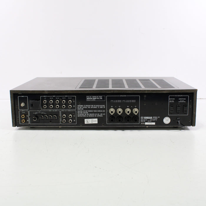 Yamaha R-1000 Vintage AM FM Stereo Receiver Dark Wood Paneling (1981)-Audio & Video Receivers-SpenCertified-vintage-refurbished-electronics