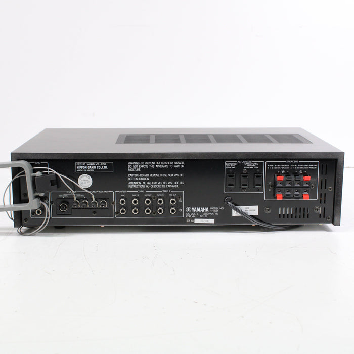 Yamaha R-700 Natural Sound Stereo Receiver with Original Box (1981)-Audio & Video Receivers-SpenCertified-vintage-refurbished-electronics