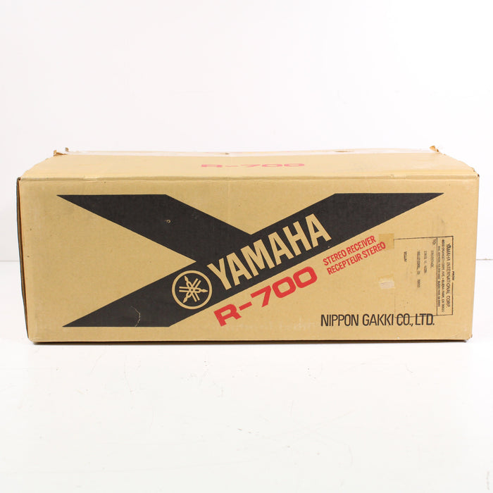 Yamaha R-700 Natural Sound Stereo Receiver with Original Box (1981)-Audio & Video Receivers-SpenCertified-vintage-refurbished-electronics