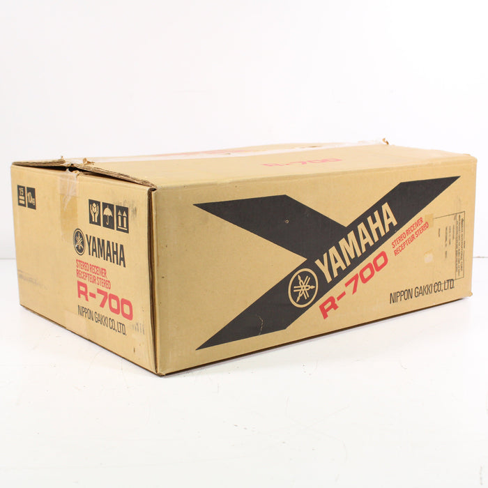Yamaha R-700 Natural Sound Stereo Receiver with Original Box (1981)-Audio & Video Receivers-SpenCertified-vintage-refurbished-electronics