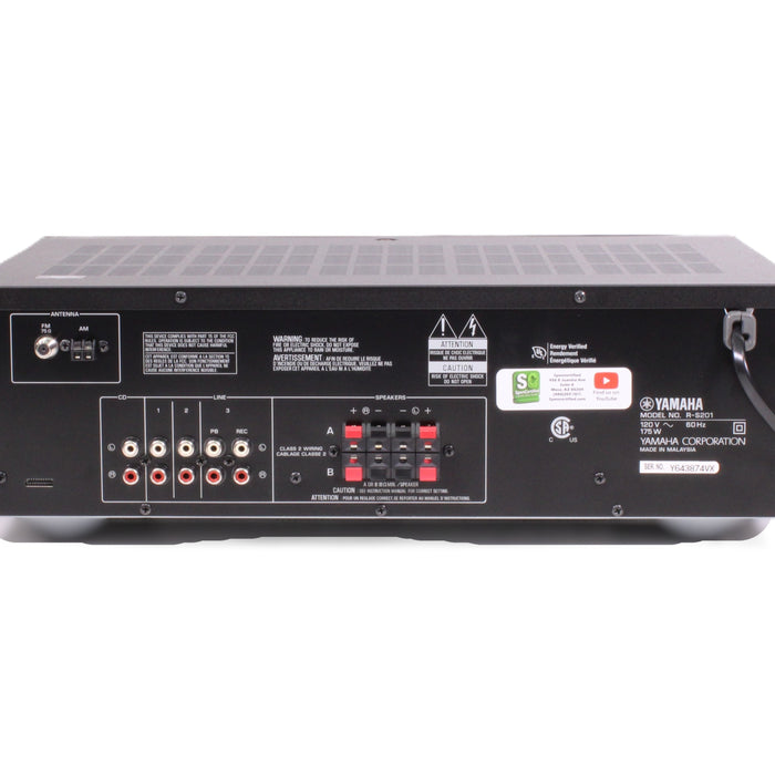 Yamaha R-S201 Natural Sound AM/FM Stereo Receiver-Audio & Video Receivers-SpenCertified-vintage-refurbished-electronics