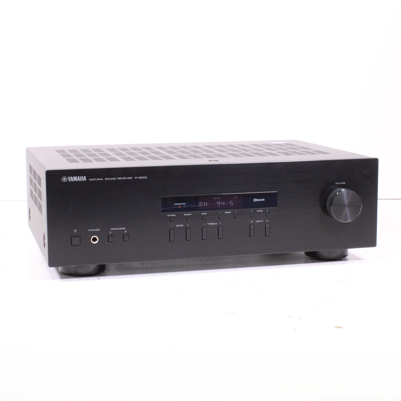 Yamaha R-S202 Stereo Receiver Natural Sound Bluetooth-Audio & Video Receivers-SpenCertified-vintage-refurbished-electronics