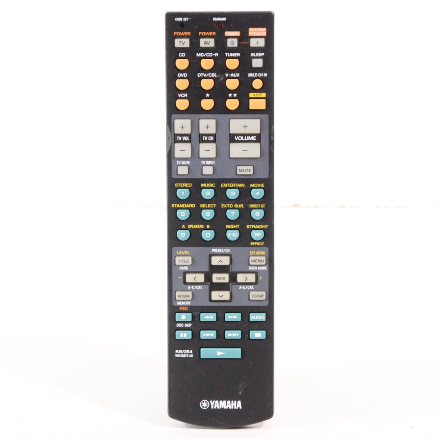 Yamaha RAV254 WE45870 Remote Control for AV Receiver HTR-5840 and More ...