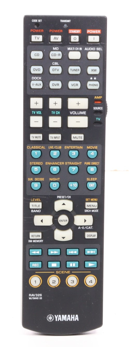 Yamaha RAV326 Remote Control for Audio Video Receiver HTR-6060 and More-Remote Controls-SpenCertified-vintage-refurbished-electronics