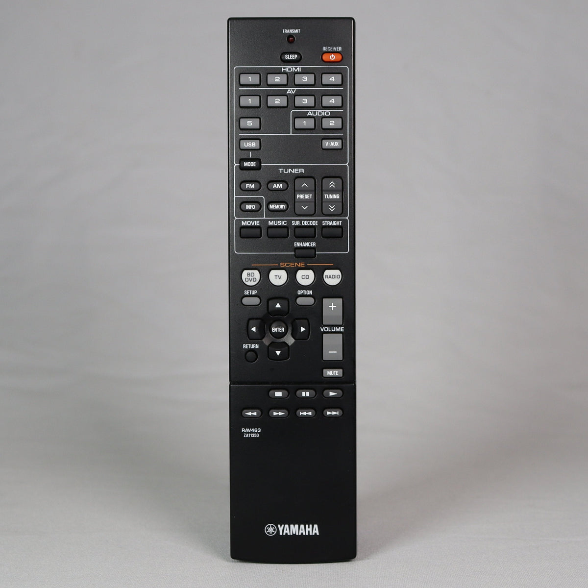 Yamaha RAV463 ZA11350 Remote Control for Receiver RX-V375 HTR-3065 ...