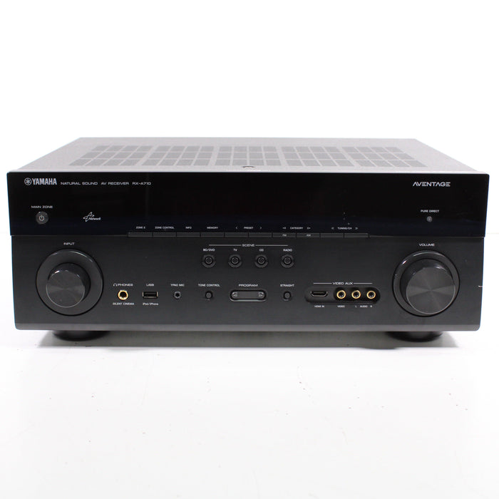 Yamaha RX-A710 Natural Sound AV Receiver with HDMI (NO REMOTE) (2011)-Audio & Video Receivers-SpenCertified-vintage-refurbished-electronics