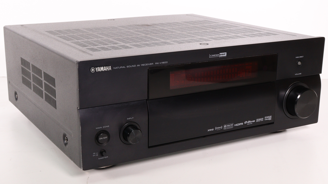 YAMAHA Natural Sound AV Receiver RX-V1800-Audio & Video Receivers-SpenCertified-vintage-refurbished-electronics