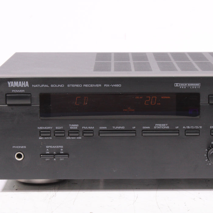 Yamaha RX-V480 Natural Sound Audio Video Stereo Receiver (1994)-Audio & Video Receivers-SpenCertified-vintage-refurbished-electronics