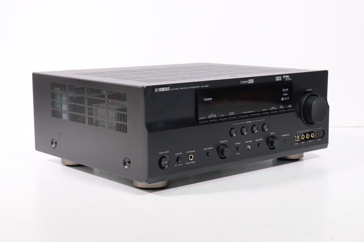 Yamaha RX-V661 Natural Sound AV Receiver with HDMI (NO REMOTE