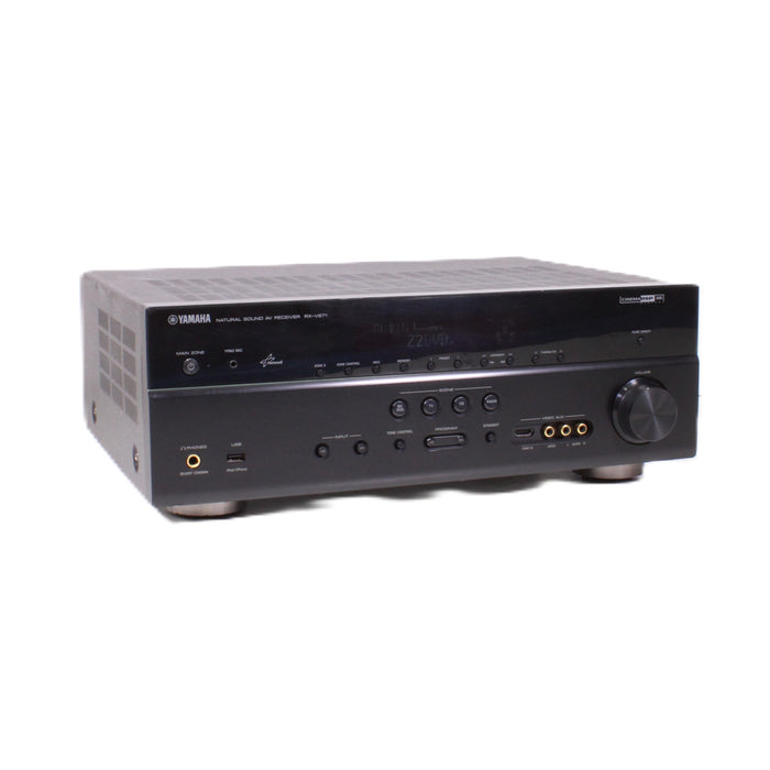 Yamaha RX-V671 Natural Sound AV Receiver HDMI AirPlay 3D (NO REMOTE)-Audio & Video Receivers-SpenCertified-vintage-refurbished-electronics