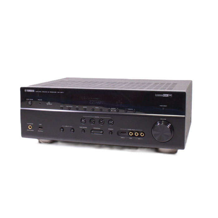 Yamaha RX-V671 Natural Sound AV Receiver HDMI AirPlay 3D (NO REMOTE)-Audio & Video Receivers-SpenCertified-vintage-refurbished-electronics