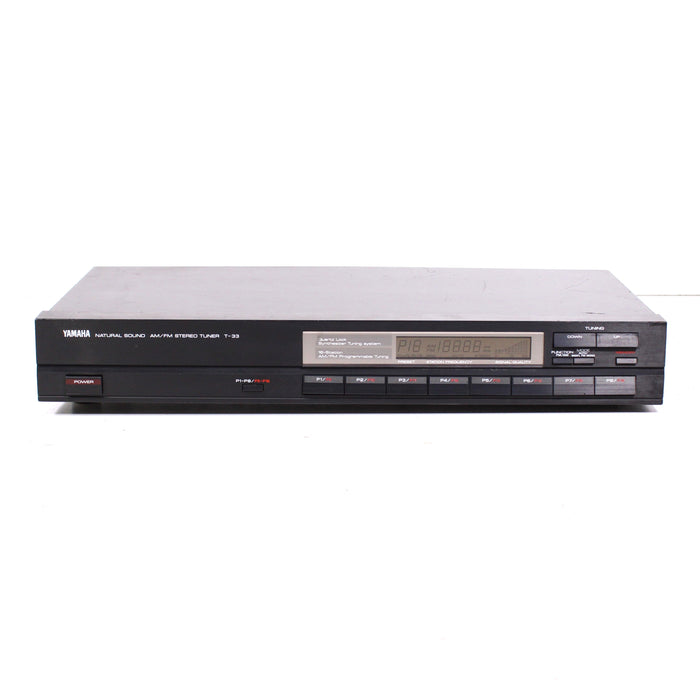 Yamaha T-33 Natural Sound AM/FM Stereo Tuner-Stereo Tuner-SpenCertified-vintage-refurbished-electronics