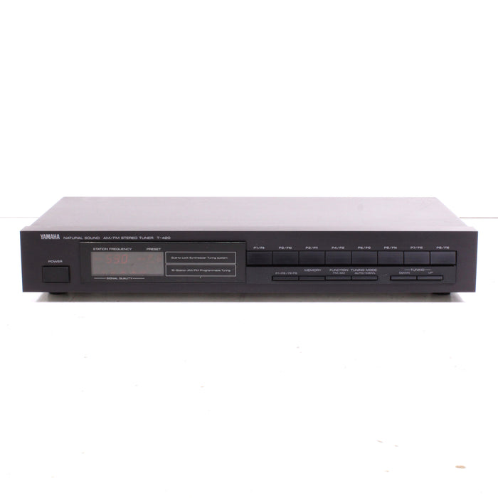 Yamaha T-420 Natural Sound AM FM Stereo Tuner (1986)-Stereo Tuner-SpenCertified-vintage-refurbished-electronics
